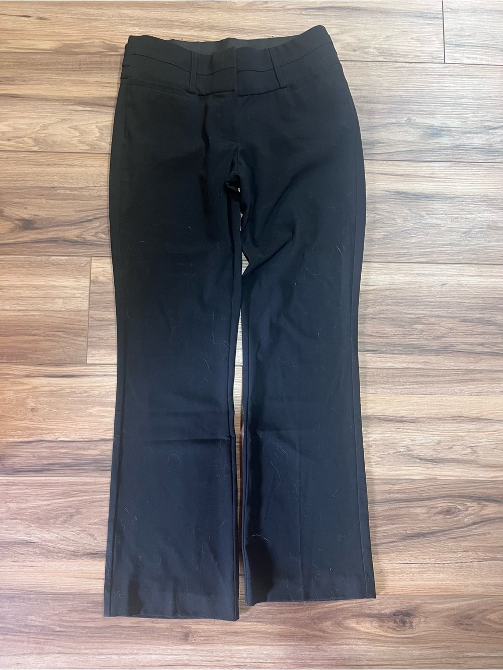 Memoire Black Bootcut Stretch Pants